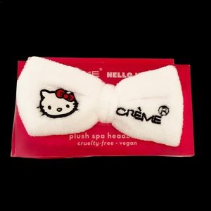The Creme x Hello Kitty Spa plush headband.